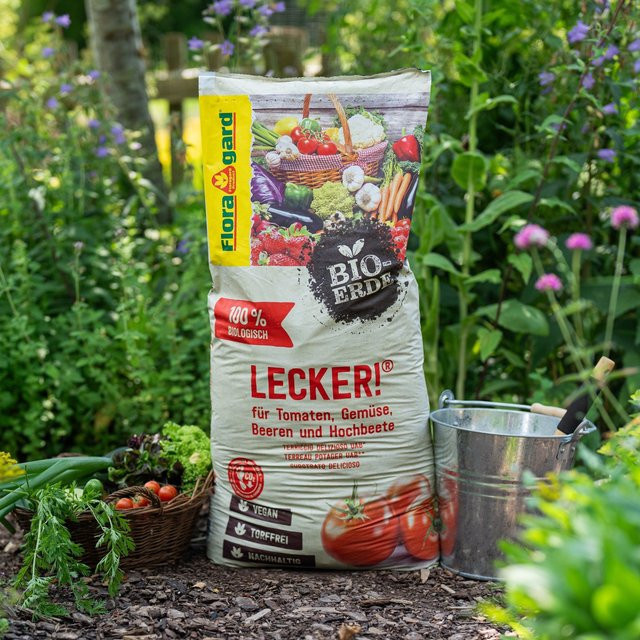 Floragard Bio Tomaten- und Gemüseerde Lecker, torffrei, 40 kg - Bild 3
