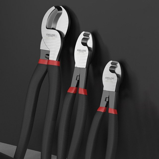 WOZOBUY Isolierte Kabelschneiderzange Professionelle Elektrikerzange und Abisolierzange in den Größen 6, 8 oder 10 Zoll - Bild 1