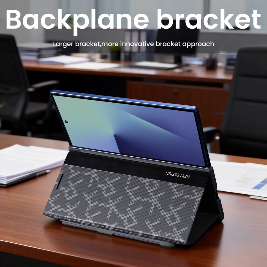 Samsung Schutzhülle für Fold8 Ultra, Fold7, Fold6, Fold5, Fold4 und Fold3 sowie Flip mit integriertem Stiftfach und Stylus in Schwarz - Bild 3