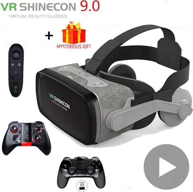 Shinecon VR Shinecon Virtual Reality Headset 3D-Brille für Smartphones in Schwarz - Bild 1