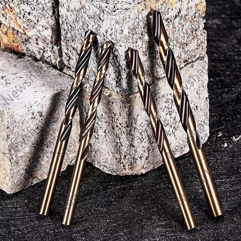 M43 13-teiliges HSS Hochgeschwindigkeits-Stahlbohrer-Set mit Schnellwechsel für Metall, Gusseisen, Holz und Kunststoff - Bild 3