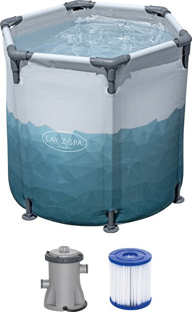 Bestway Lay-Z-Spa Glacial Dip Eisbad mit Filterpumpe, rund, Durchmesser: 90 cm, Höhe: 80 cm - Bild 1
