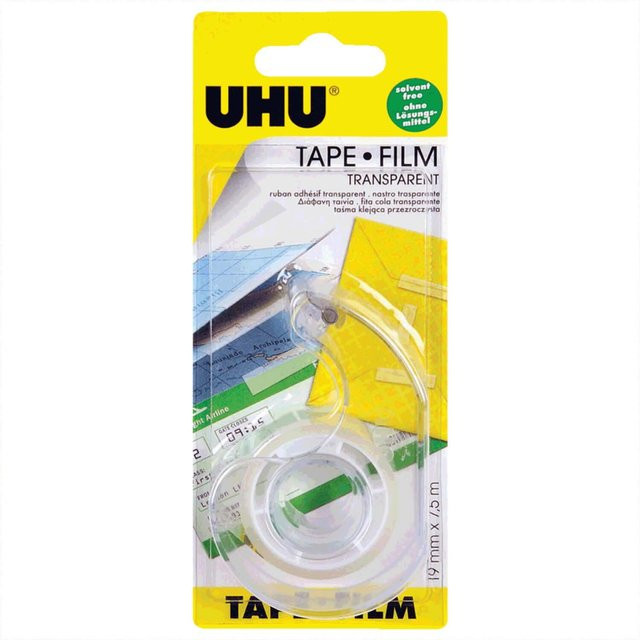 UHU Klebebandabroller mit transparentem Klebeband 19 mm - Bild 1