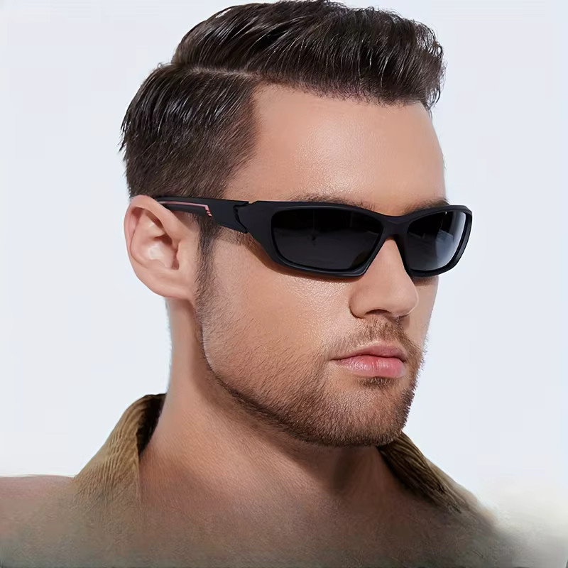 DIXSG Sportsonnenbrille, Vollrand, Kunststoff, black, Unisex - Bild 2