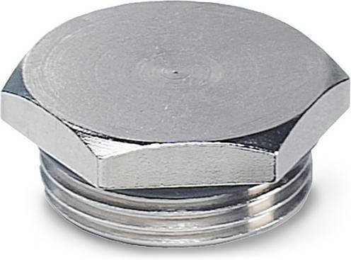 Phoenix Contact Blindstopfen HC-M-BS-M20 aus Metall in Silber, 10 Stück - Bild 1