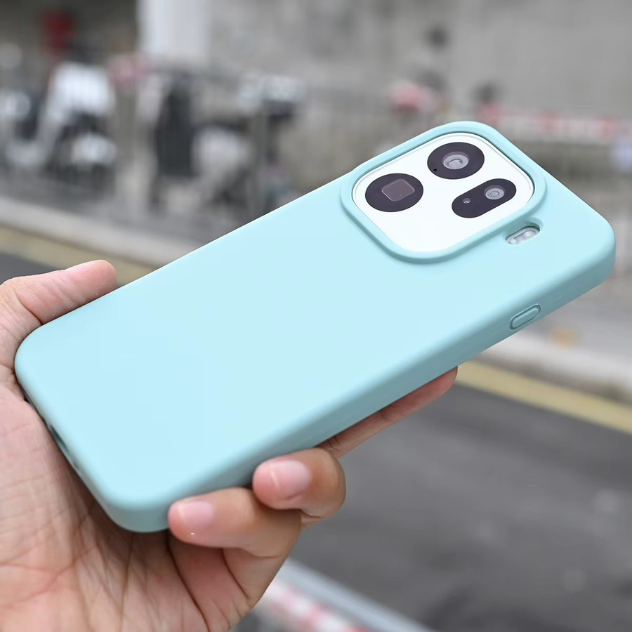 Mattierte Flüssigsilikon-Schutzhülle für OPPO Find X9 und Find X8 Pro in Purple, hautfreundlich und anti-Fingerabdruck - Bild 2