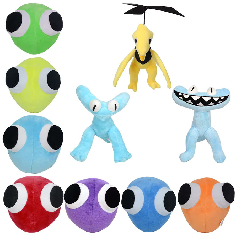 Regenbogenfreunde und Banban Plüschtiere, Anime Puppen, Bunt / Mehrfarbig - Bild 1