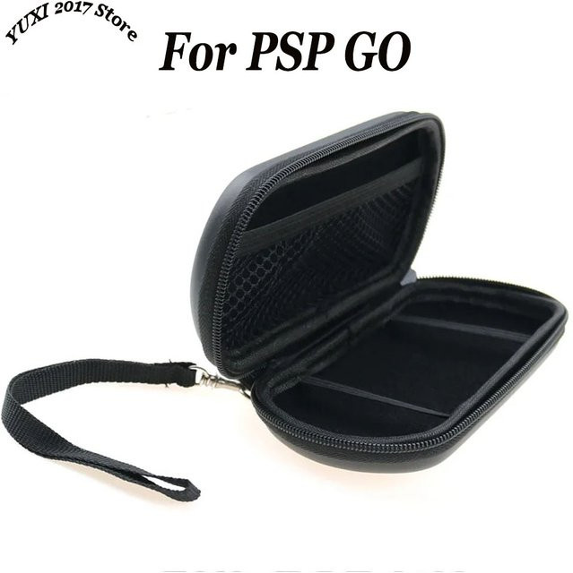 YuXi Schutzhülle für PSP Go EVA-Aufbewahrungstasche mit Trageriemen in Schwarz Retro-Design - Bild 1