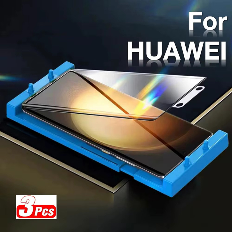 RYWILL Keramikfolie Displayschutzfolie für Huawei Mate 80 Pro Max Mate 70 Pro RS Mate 60 50 40 Pro Plus 50E 40E mit Installationsset, transparent, 3 Stück - Bild 2