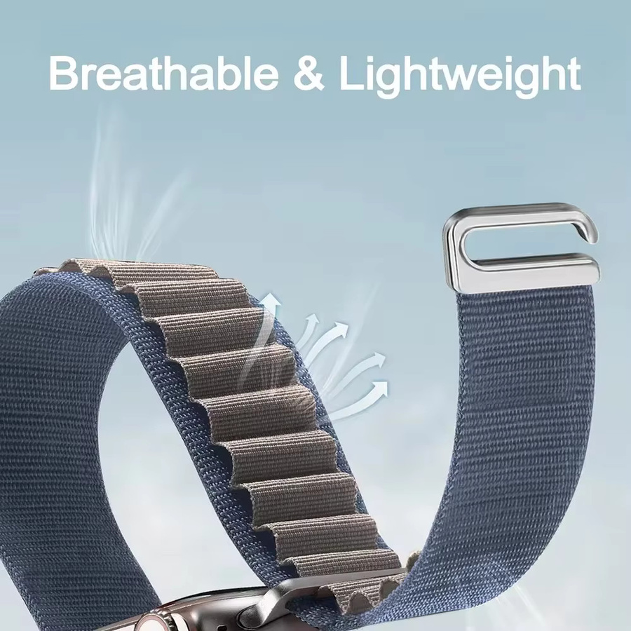 Alpine Loop Sport-Nylonarmband für Apple Watch, Bunt, Unisex - Bild 3