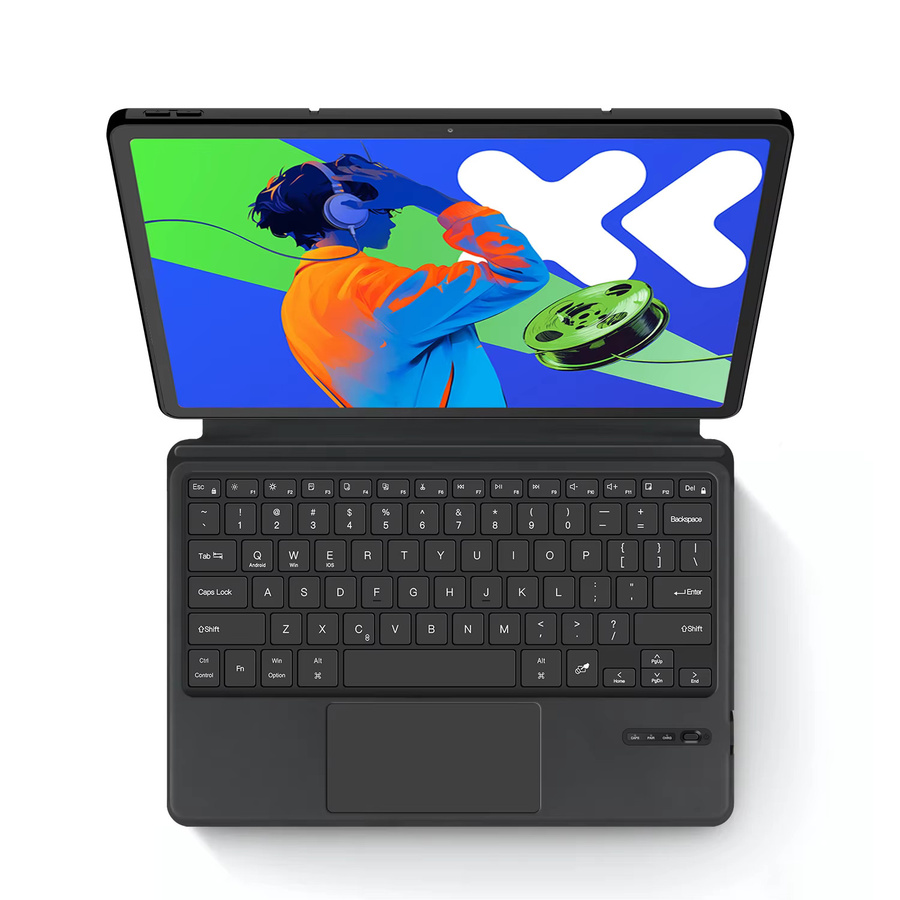Lenovo Trackpad-Tastaturhülle für Pad Pro 2025 12,7 Zoll und Xiaoxin Pad Pro 12,7 Zoll TB375FC in Schwarz - Bild 2