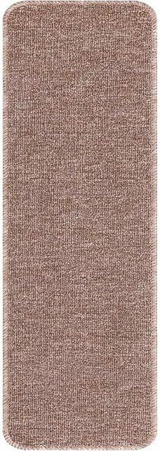 vidaXL Rutschfeste Treppenmatten aus Polypropylen, 15 Stück, Hellbraun, B: 60 cm, T: 25 cm - Bild 1