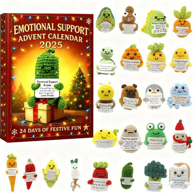 Adventskalender 2025 mit emotionaler Unterstützung als Weihnachts- und Geburtstagsgeschenk für alle Altersgruppen, Multicolor - Bild 1