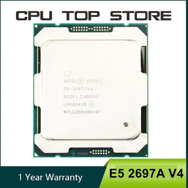 Intel Xeon E5 2697A V4 Prozessor, 2,6 GHz, 16-Core, 32-Thread, LGA 2011-3, Silber - Bild 1