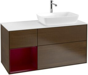 V&B Waschtischunterschrank Finion in Weiß, lackiert, Breite: 120 cm, Tiefe: 50,1 cm, Höhe: 50,1 cm - Bild 1