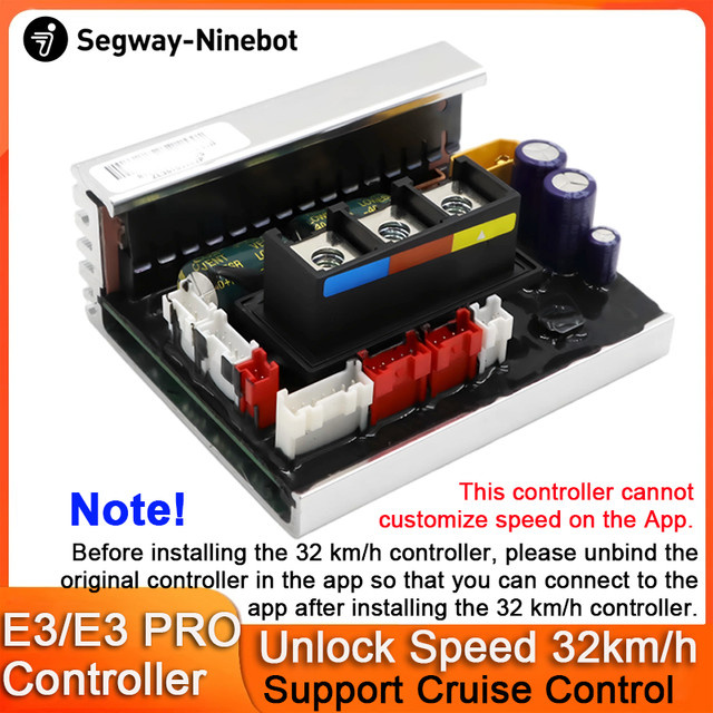 Ninebot Controller für E3, E3E, E3D, E3 PRO, E3 PROE, E3 PROD Scooter mit 32 km/h Geschwindigkeitsregler ohne Geschwindigkeitsbegrenzung - Bild 1