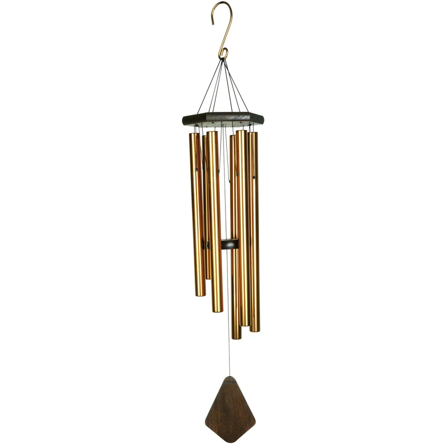 Nature´s Melody Premium Klangspiel aus Aluminium und Buchenholz in Bronze und Gold, Höhe: 91 cm - Bild 2