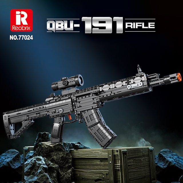 REOBRIX 191 Gewehr, Modellbausteine, 1593 Teile, ab 14 Jahren - Bild 1