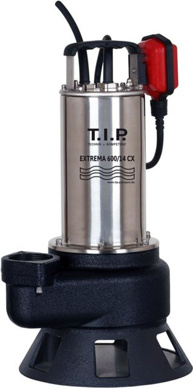 T.I.P. Extrema 600/14 CX Schmutzwasser-Tauchpumpe in Silber aus Edelstahl und Metall mit 36.000 l/h und 14m Förderhöhe - Bild 2