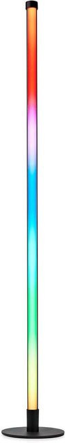 Nedis WIFILD20RGBW RGBW LED Bodenstehleuchte mit WLAN, Fernbedienung und Timer, Multicolor, Metall - Bild 1