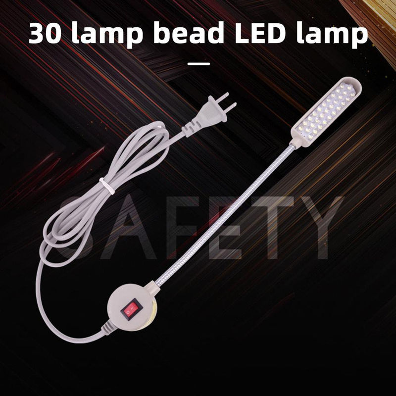 Dimmbare LED Industrielle Nähmaschinen Beleuchtung mit 30 LEDs und flexiblem 360 Grad Schwanenhals - Bild 5