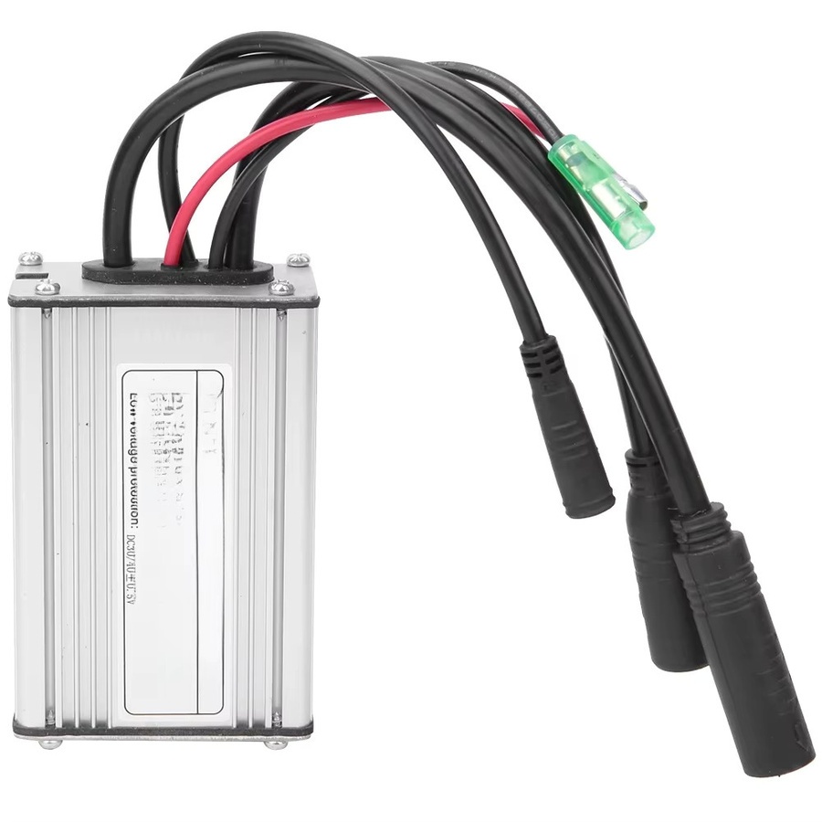 Keenso Bürstenloser Wasserdichter E-Bike Motorsteuerung Adapter mit Hall-Sensor für Elektrofahrräder und E-Roller 36V/48V in Silber - Bild 1