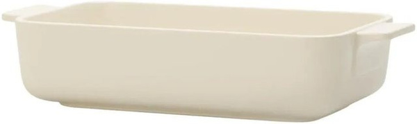 Villeroy & Boch Clever Cooking Auflaufform aus Keramik in Weiß, rechteckig, Breite: 24 cm