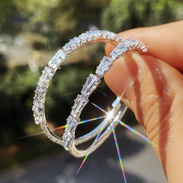 LiHong Ohrringe 925 Silber, Gold, Zirkonia, Damen - Bild 1