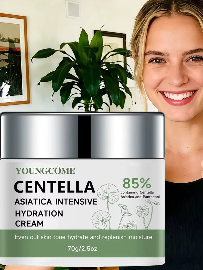 YOUNGCOME Cica & Panthenol Feuchtigkeitscreme, Gesicht, Unisex - Bild 3