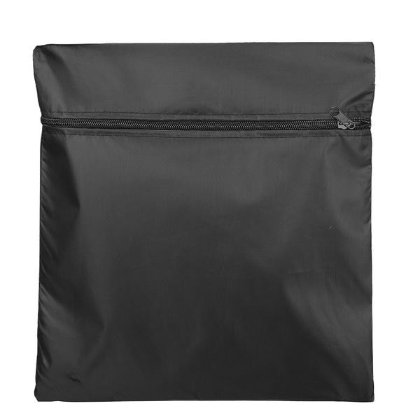 Teynewer Schutzhülle für Hängeschaukel-Ei-Stühle aus wasserabweisendem 210D Oxford-Stoff, grau, B: 115 cm, H: 190 cm - Bild 2