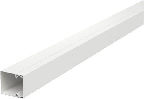 OBO Bettermann Kabelkanal LKM40040RW in Reinweiß, B/H: 40 x 40 mm, Länge: 2000 mm - Bild 1