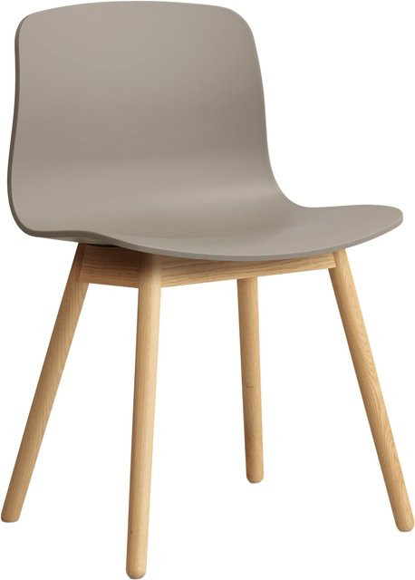 HAY About A Chair AAC 12 Stuhl in Beige mit Eichengestell aus Polypropylen - Bild 1