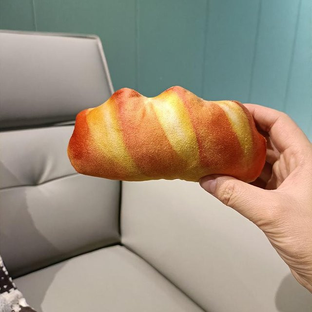 Yiran toy Plüschbrot Langes Kissen, Plüschtier, Bunt / Mehrfarbig - Bild 1
