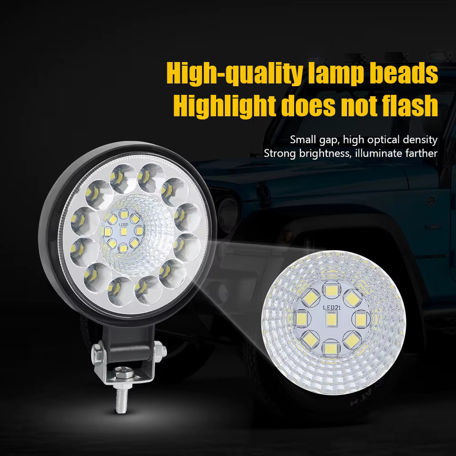 KALADA LED Arbeitslicht Mini Scheinwerfer für Auto, LKW, Offroad und Traktor, Schwarz - Bild 4