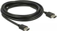 Delock HDMI Anschlusskabel 8K UHD Schwarz 3 m - Bild 1