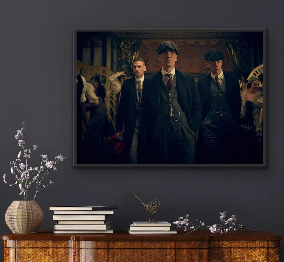 Peaky Blinders TV Play Classic Pop Poster Leinwand Wandkunst für dein Wohnzimmer oder Kino - Bild 3