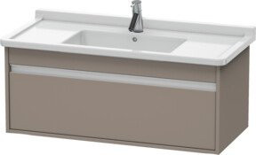 Duravit Waschtischunterschrank Ketho beige matt, wandhängend, B/T/H: 100 x 45,5 x 41 cm - Bild 1