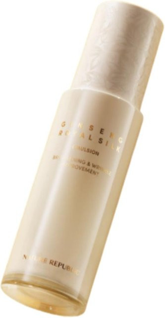 Nature Republic Ginseng Royal Silk Emulsion, 120 ml, Lotion mit Gold und Ginseng für reife Haut - Bild 1
