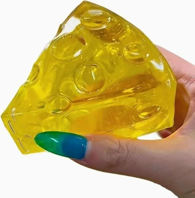 BC Pet Supplies Squishy Honig Käse Quadrat, Fidget Spielzeug, Anti-Stress Sensorisches Spielzeug - Bild 1