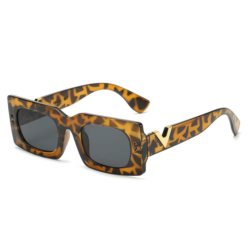 Ah-Mee Sonnenbrille, quadratisch, Vollrand, Metall, Damen - Bild 3