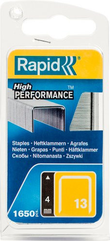 Rapid Tackerklammern Typ 13, 4 mm, silberfarben, 1600 Stück - Bild 1