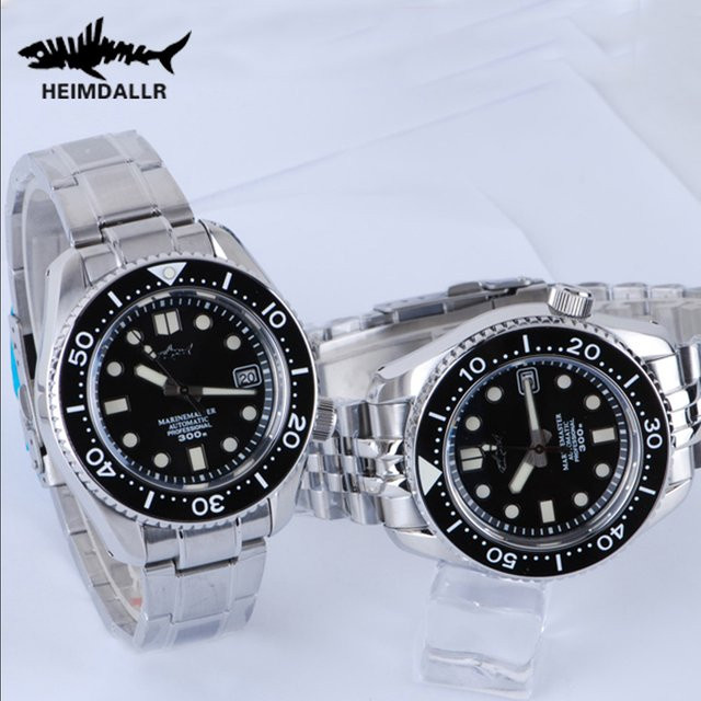 HEIMDALLR Armbanduhr, Automatik, Edelstahl, Saphirglas, Schwarz, Herren - Bild 1