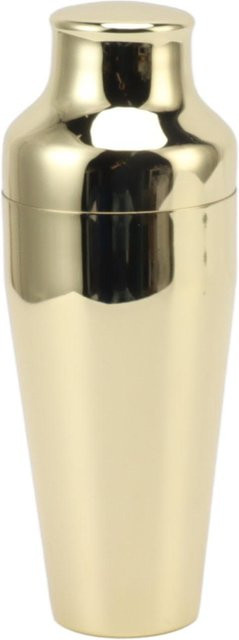 CosyHome Cocktail Shaker aus Edelstahl in Gold im französischen Stil für Mixgetränke - Bild 1