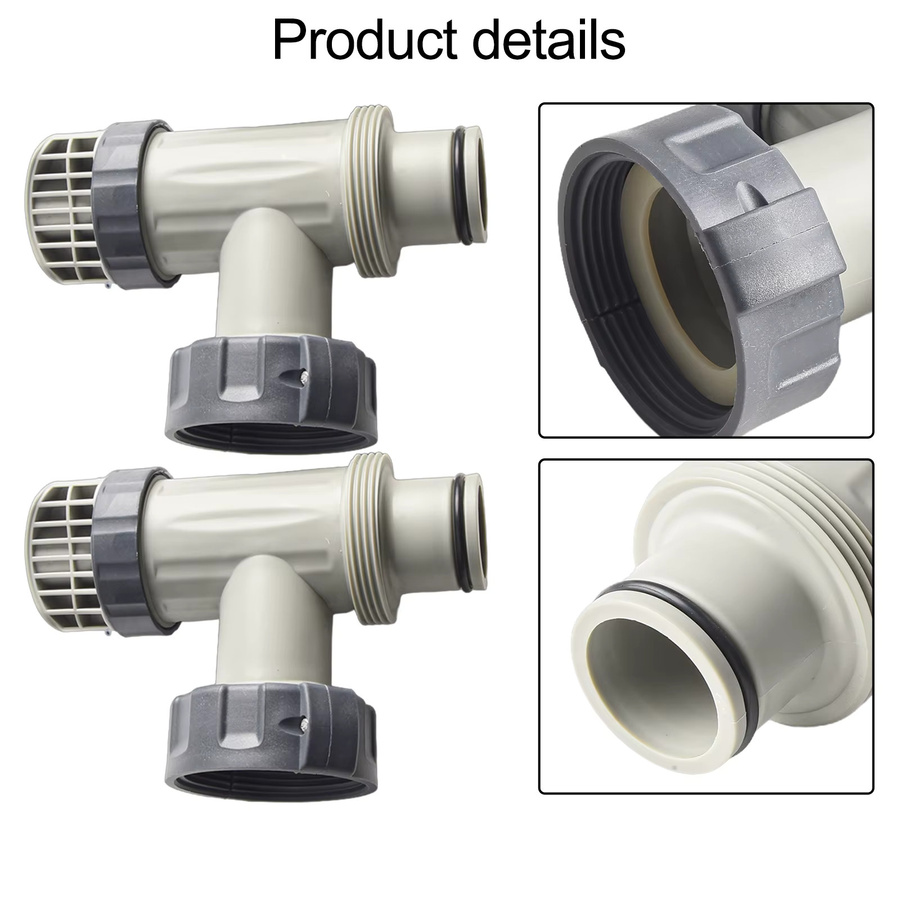 2er-Set Intex Pool Plunger Ventil aus Kunststoff für Sandfilterpumpen, Grau - Bild 4