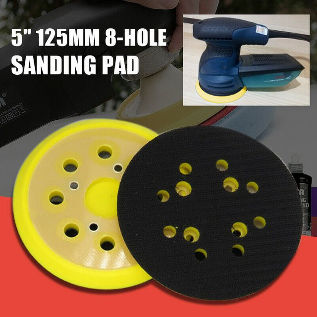 Vibratite Polierpad 5 Zoll 125mm mit 8-Loch Stützteller für Exzenterschleifer und Schleifwerkzeuge - Bild 1