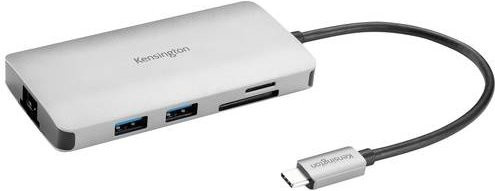 Kensington Mini-Dockingstation UH1400p in Silber mit USB-C, HDMI und 4K UHD Unterstützung - Bild 1