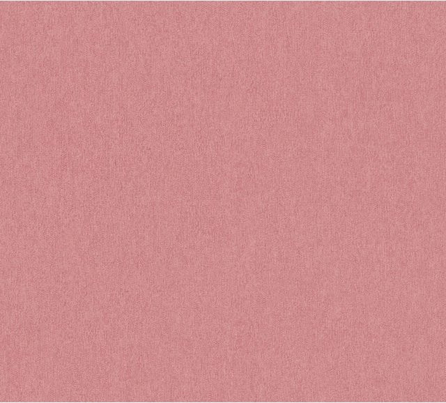 A.S. Création Vliestapete Uni Pink, Breite: 53 cm, Länge: 1005 cm - Bild 1
