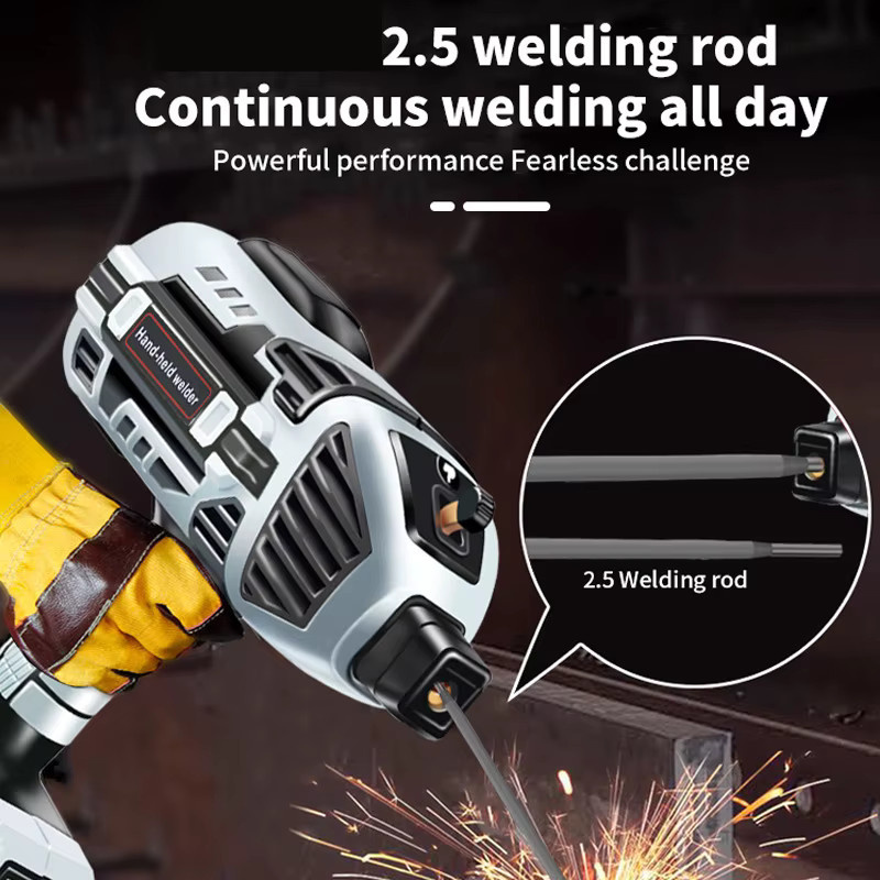 Seeiswork Digitales MMA Lichtbogenschweißgerät 4600W, Grau, 220V, für 1,6-3,2mm Schweißdraht - Bild 3