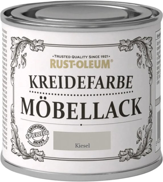 Rust-Oleum Kreidefarbe Möbellack Kiesel Matt, Wasserbasiert, 125 ml - Bild 1