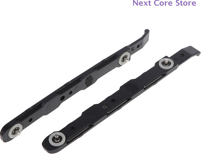Cooler Master Festplattenmontageschienen aus Kunststoff in Schwarz für dein Chassis, 1 Paar - Bild 1